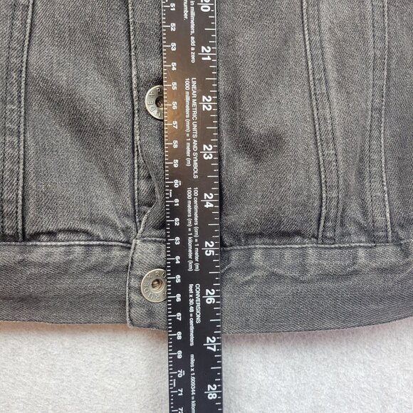 RUDE Gray Checkered Denim Vest - Picture 10 of 13